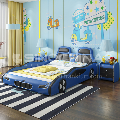 BX-4  Bedroom high-density sponge fashion high-end car model children bed